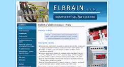 Desktop Screenshot of elbrain.cz